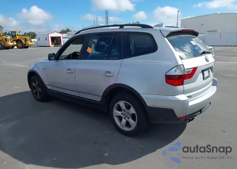 2007 BMW X3 3.0Si from USA, damaged, VIN WBXPC93447WF21664
